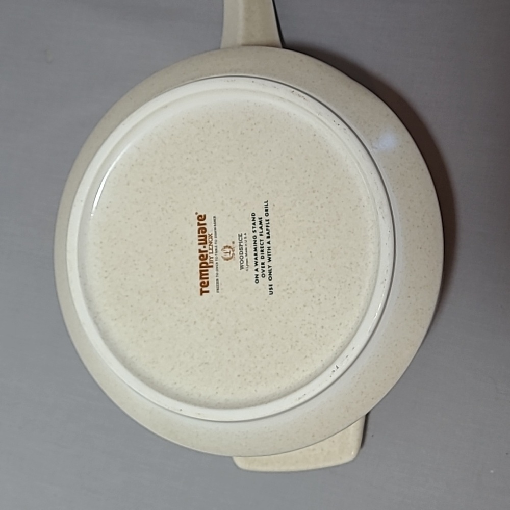 Temperware by Lenox Woodspice Warming Stand & Handled Pot - Picture 7 of 10